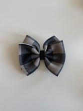 Black Plaid Bow