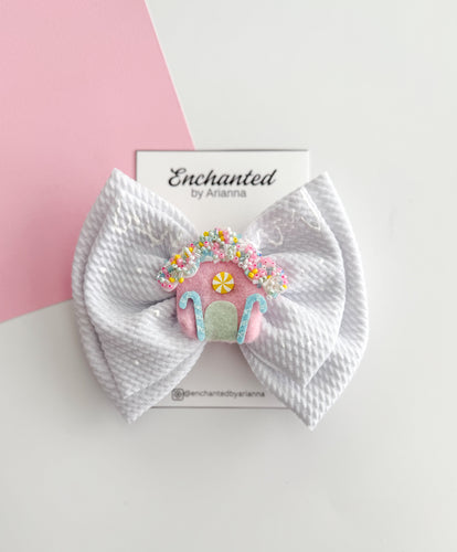 Candy Cane House Bow