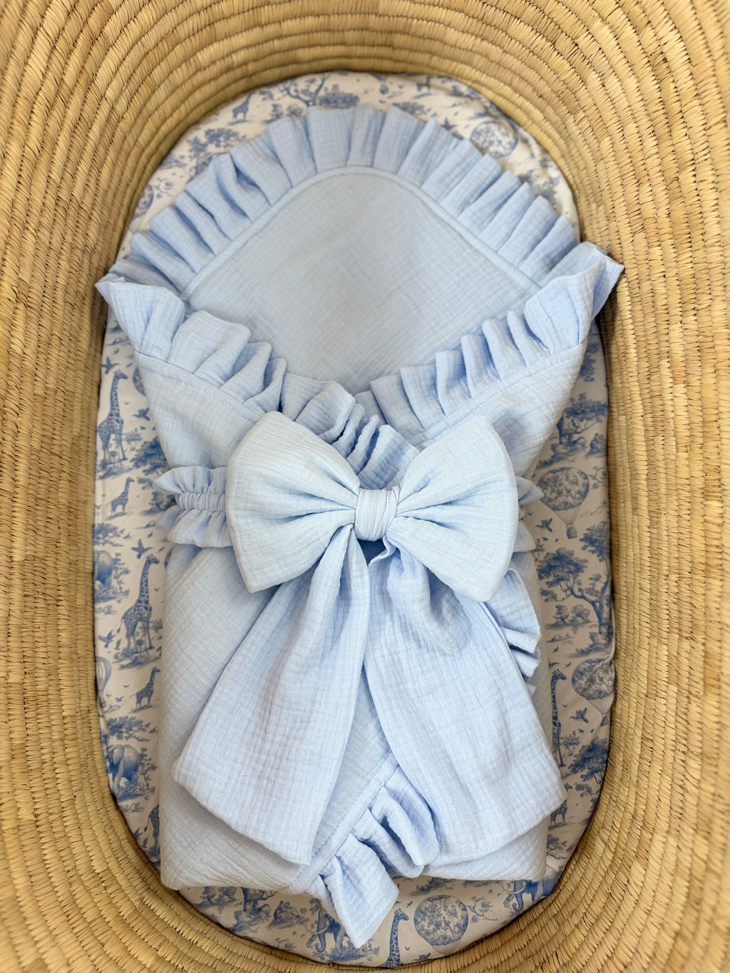 Enchanted Heirloom Blanket- Baby Blue