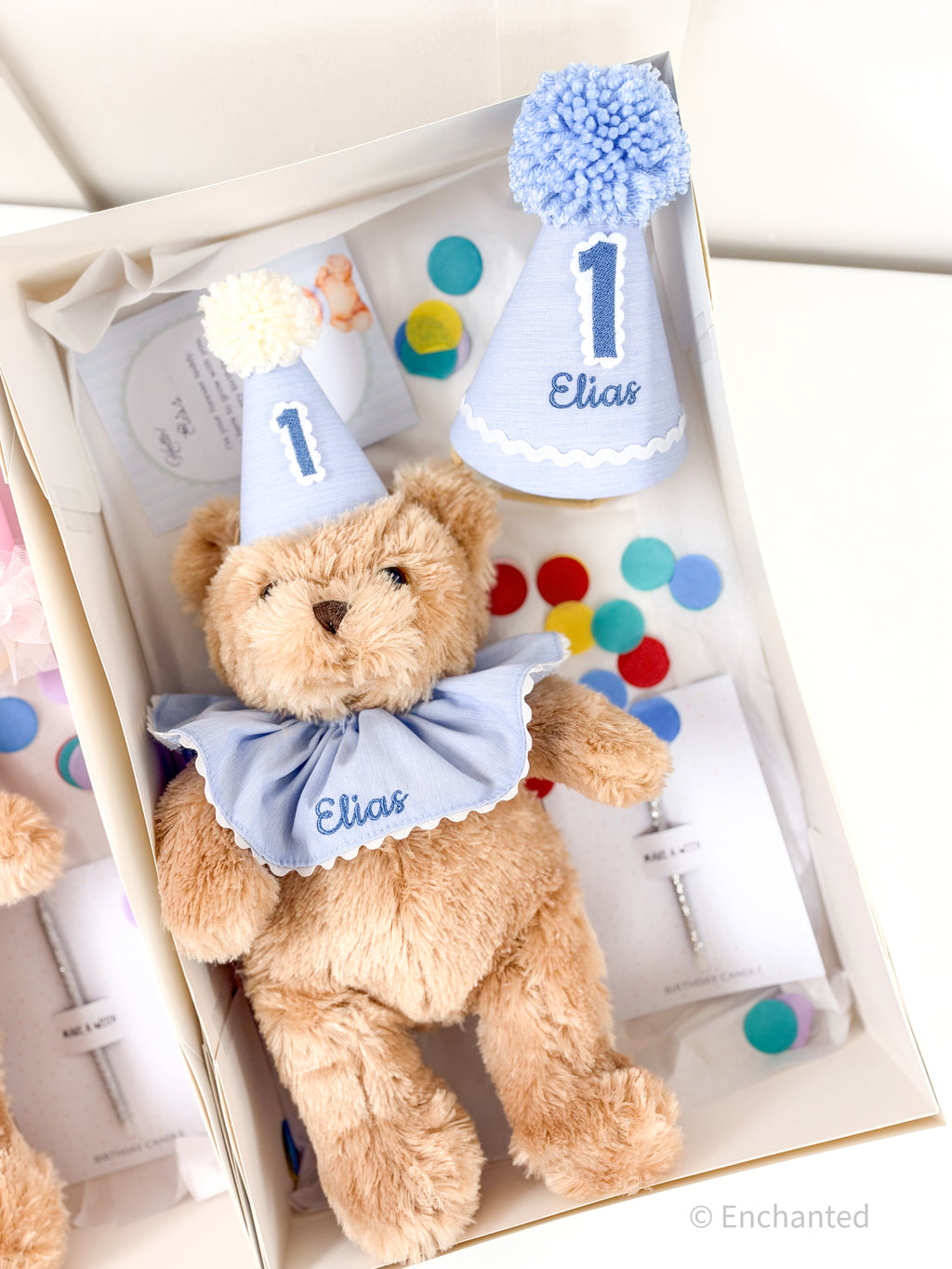 Personalized Birthday Teddy- Classic Blue