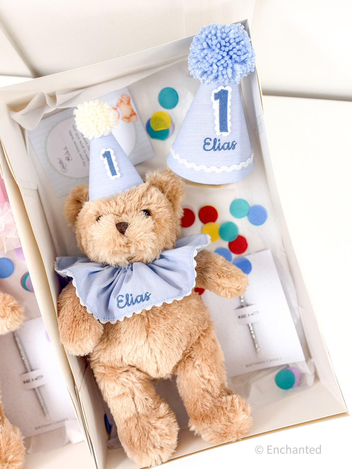 Personalized Birthday Teddy- Classic Blue