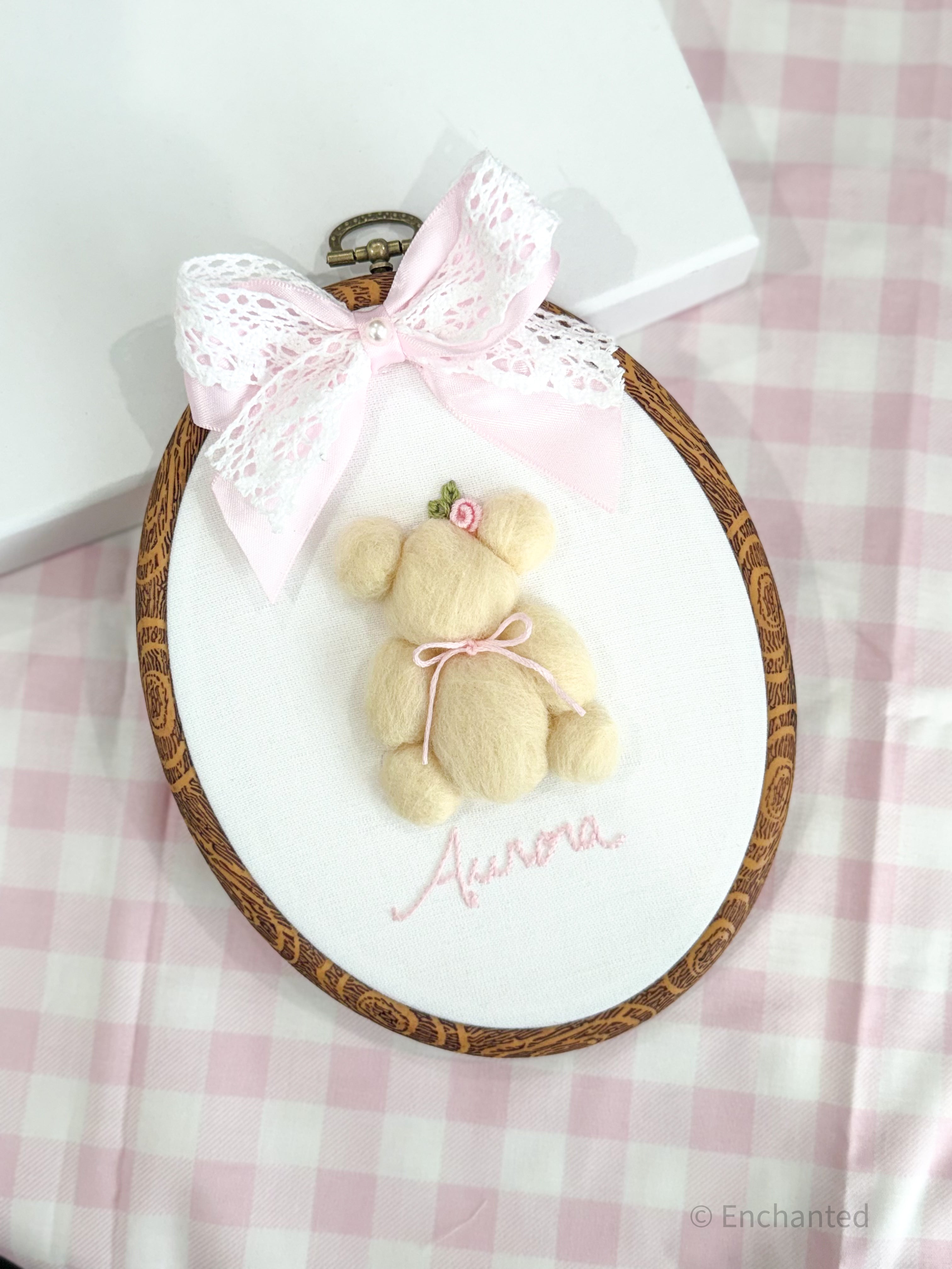 Bastidor Oso de Peluche Reliquia - Niña