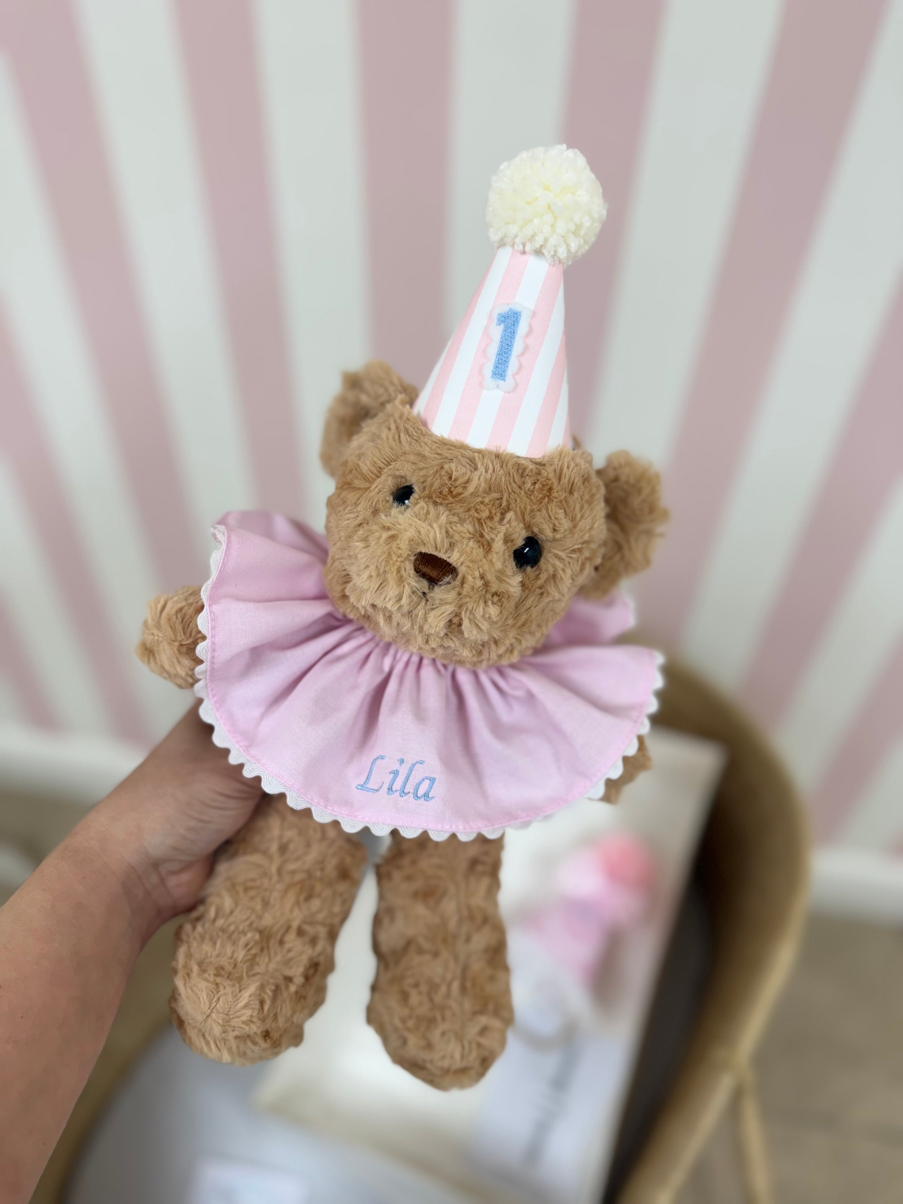 Personalized Birthday Teddy Keepsake Set