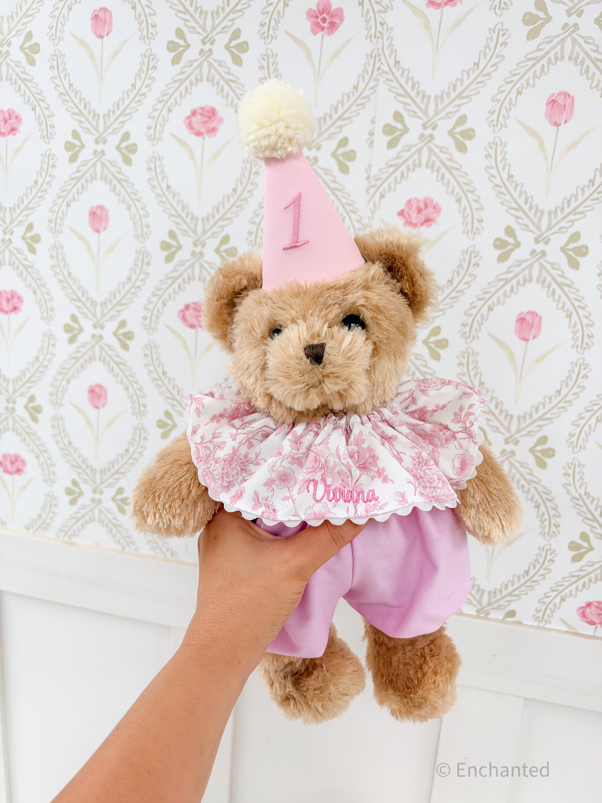 The Pink Birthday Bear Keepsake Box