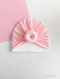 Baby Pink Knot Turban