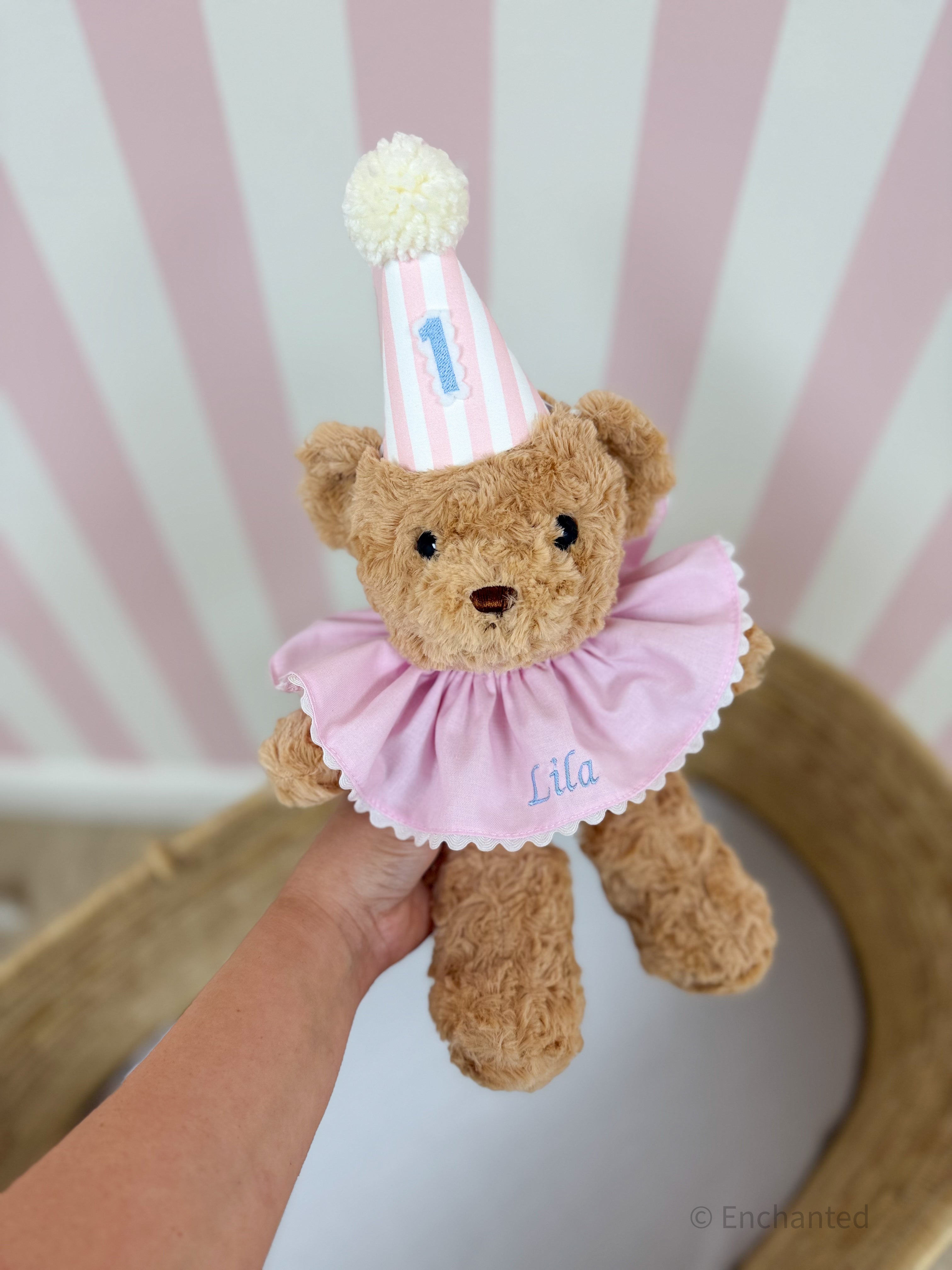 Personalized Birthday Teddy Keepsake Set
