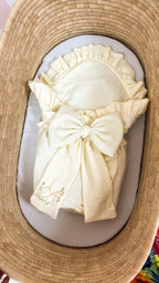 Enchanted Heirloom Blanket- Buttercream