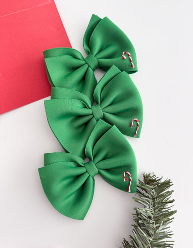 Candy Cane Bow