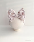 Neutral Flowers XL Bow