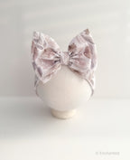 Neutral Flowers XL Bow