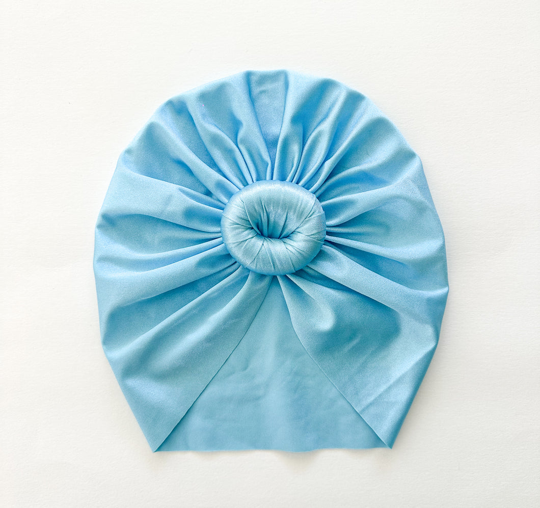 Baby Blue Water Proof Turban