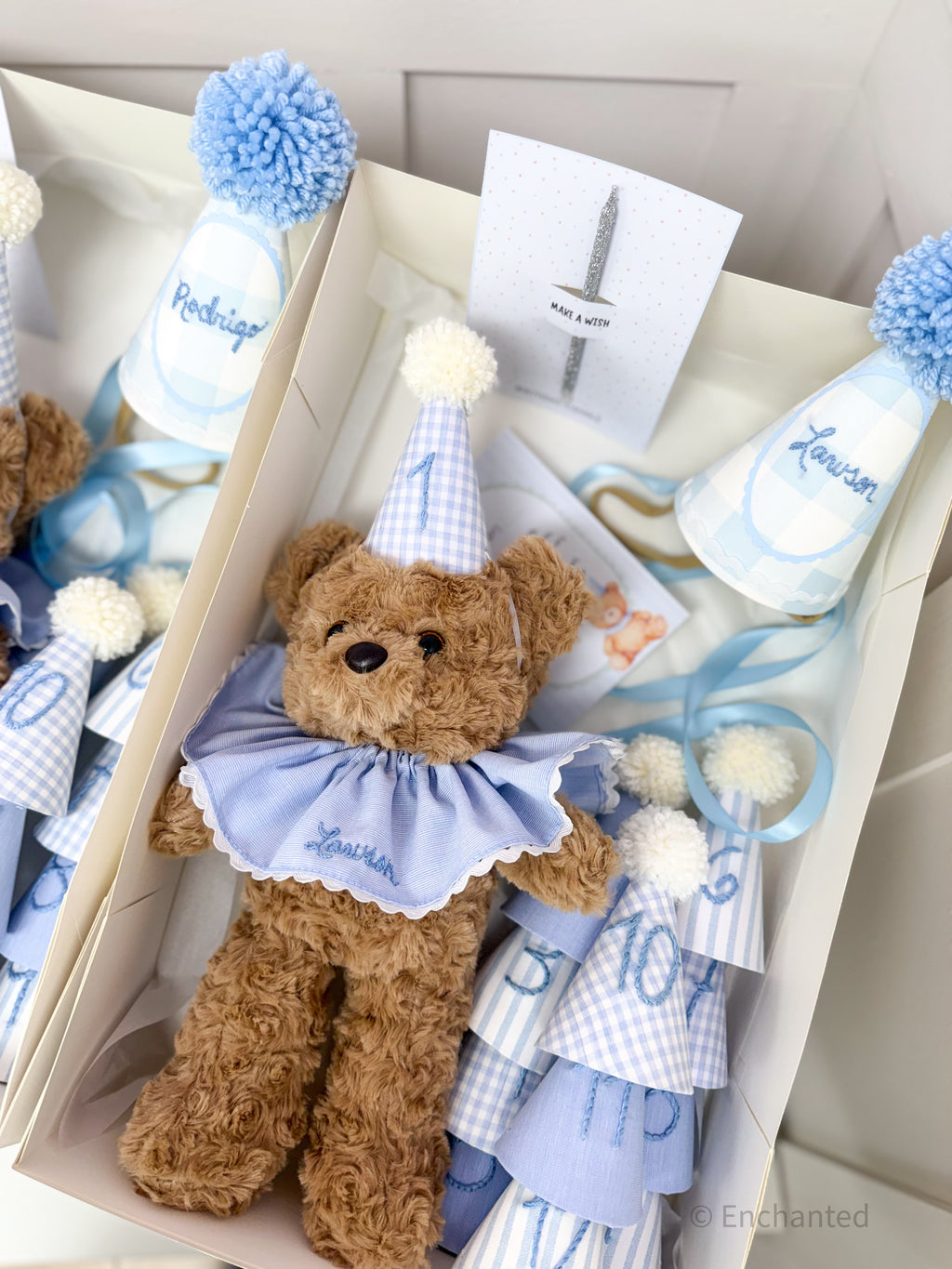 Keepsake Bear Birthday Set – Blue Edition