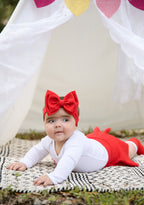 Red XL Bow