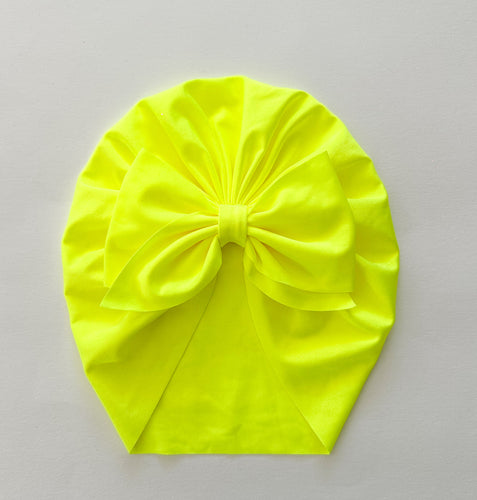 Yellow Neon Water Proof Turban