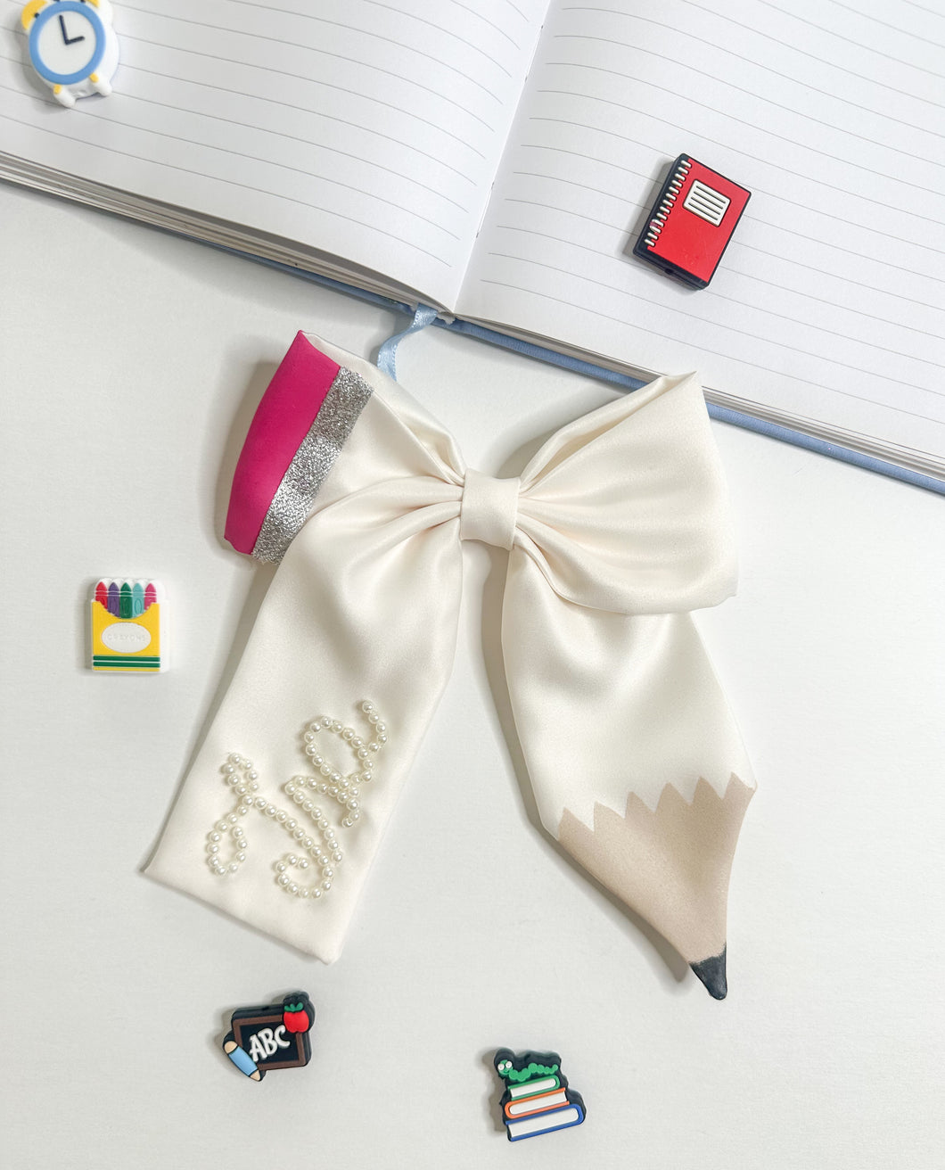 Ivory Pencil Bow