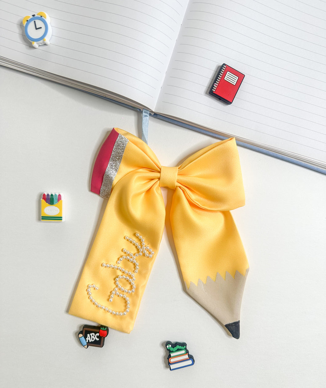 Yellow Pencil Bow