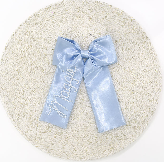 Baby Blue Princesa Bow