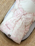 Enchanted Heirloom Blanket- Cream Toile