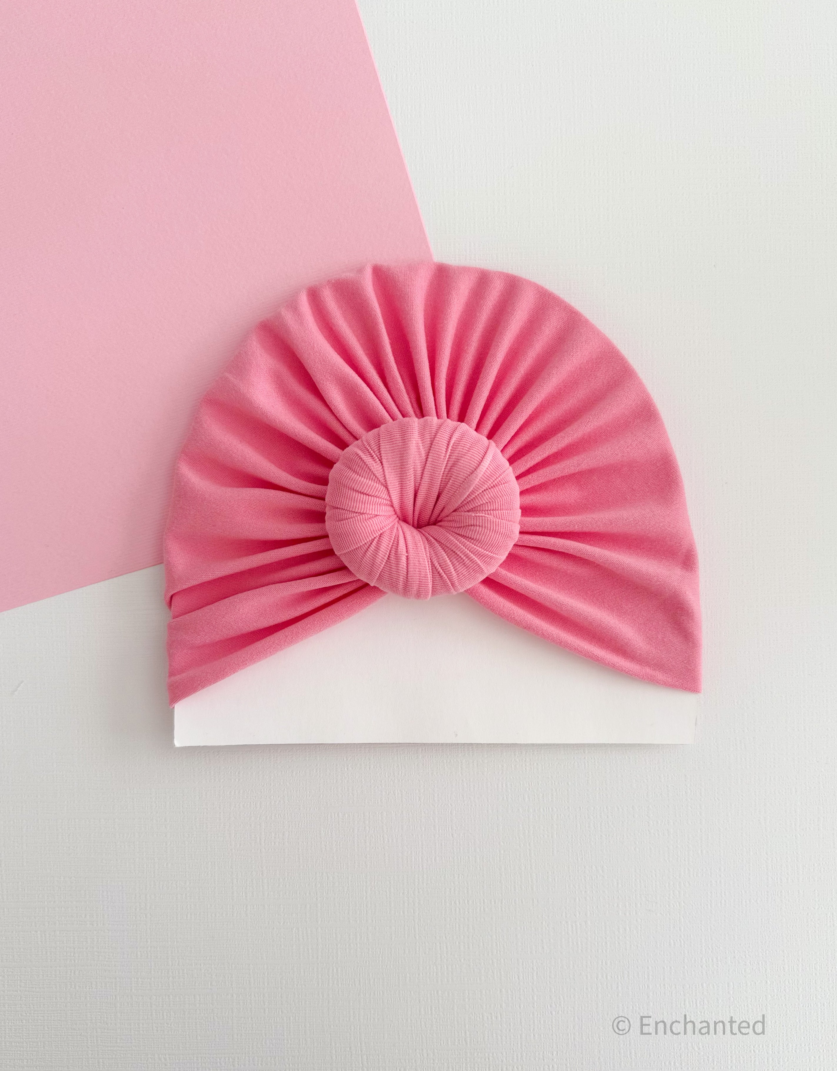 Turbante de nudo de chicle