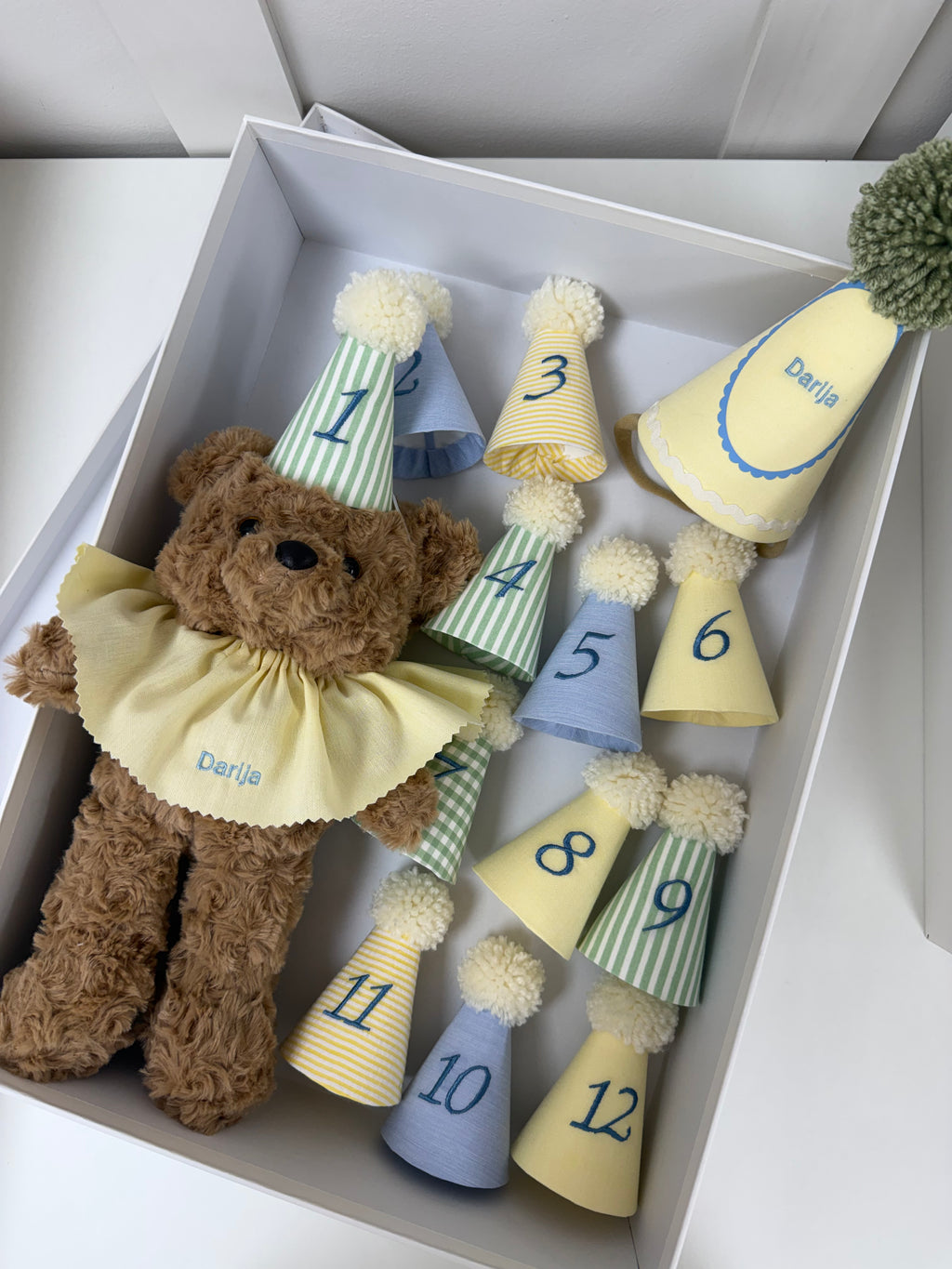 Baby Yellow and Green Boys Keepsake