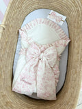 Enchanted Heirloom Blanket- Cream Toile
