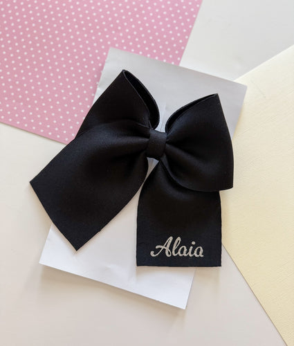 Black Fancy Bow