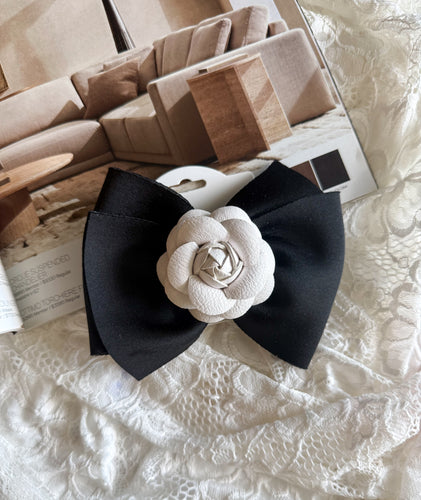 Black Fancy Bow
