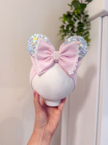 Minnie Pink Christmas XL Bow