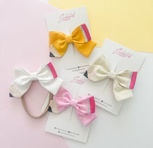 Yellow Medium Pencil Bow