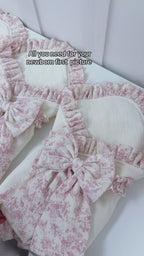 Enchanted Heirloom Blanket- Cream Toile