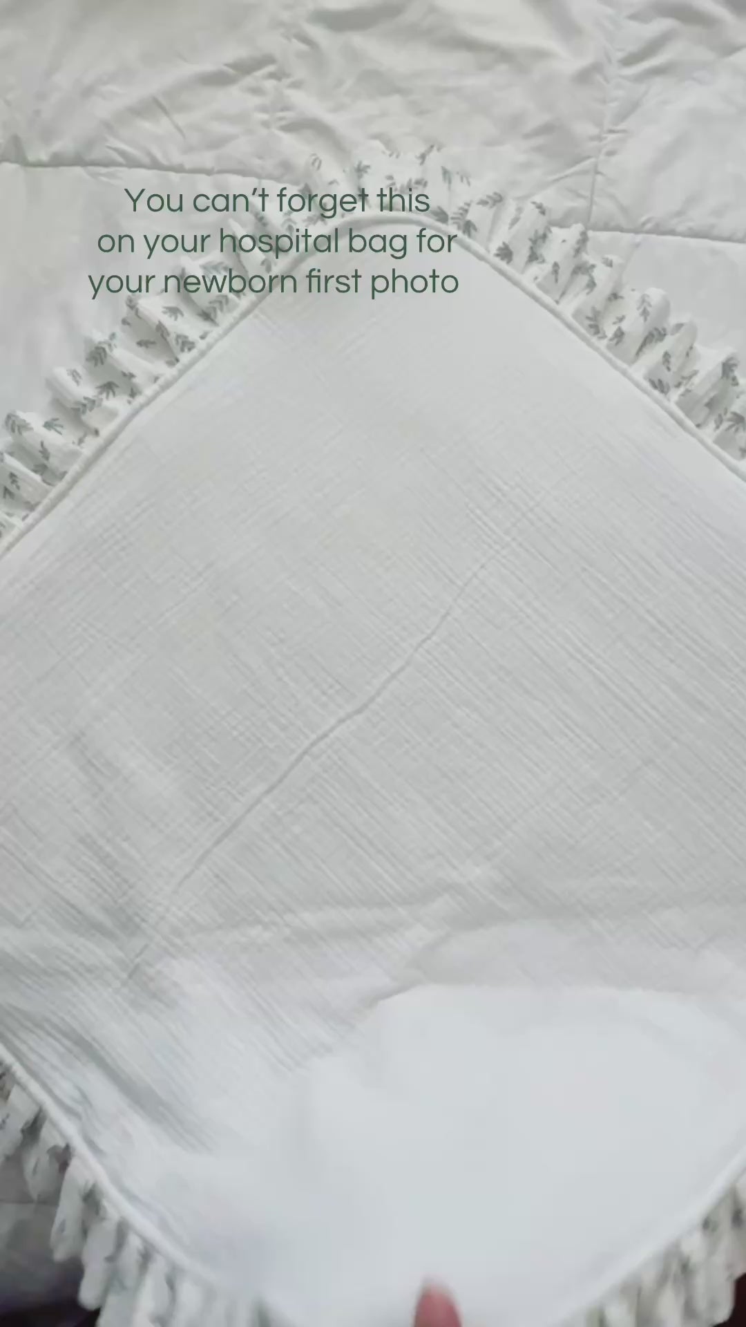 Enchanted Heirloom Blanket- Willow Sage