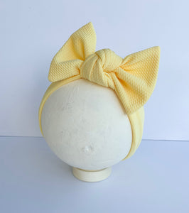 Vicky Bow Baby Yellow