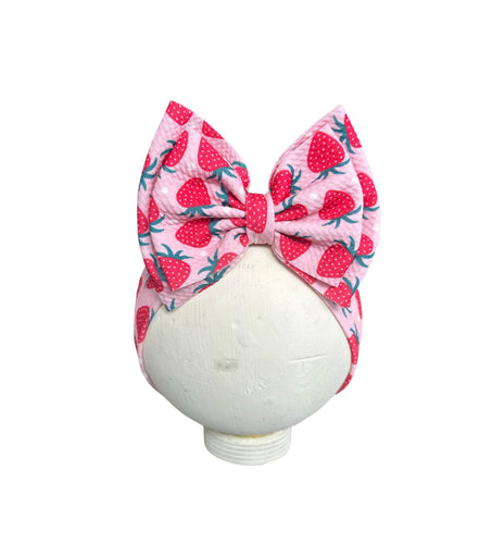 Strawberry 🍓 Xl bow