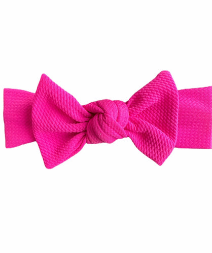 Vicky Bow Pink Neon