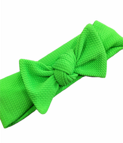Green Neon Vicky Bow