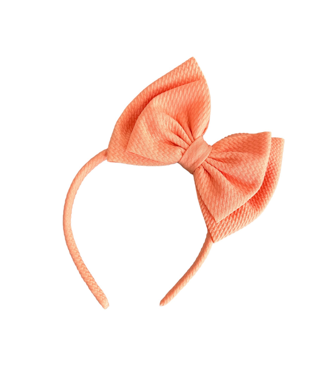 Spring Orange Hard Headband