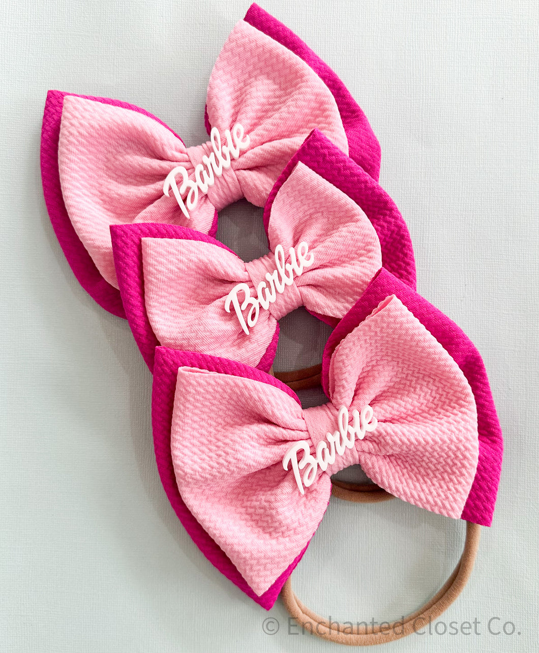 Two Tones Barbie XL Bow