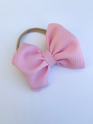 Magic Pink Nylon Bow